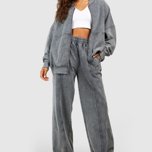 Women's Gray sweat Set - Picture 1 of 7